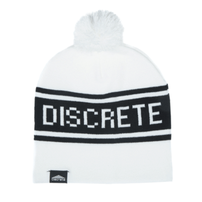 Discrete “Banger” Beanie Founded in 2005 by pro freerider Julian Carr, the Discrete Banger Beanie is one of those mysterious and “insider” items we’ve been seeing all across ski areas this year, like a secret society. Discrete has been gaining more traction with a full product line that includes jackets and clothing, but you can’t deny the original beanie for its simplicity and status. Available in 9 color combinations. $20, Discrete Clothing