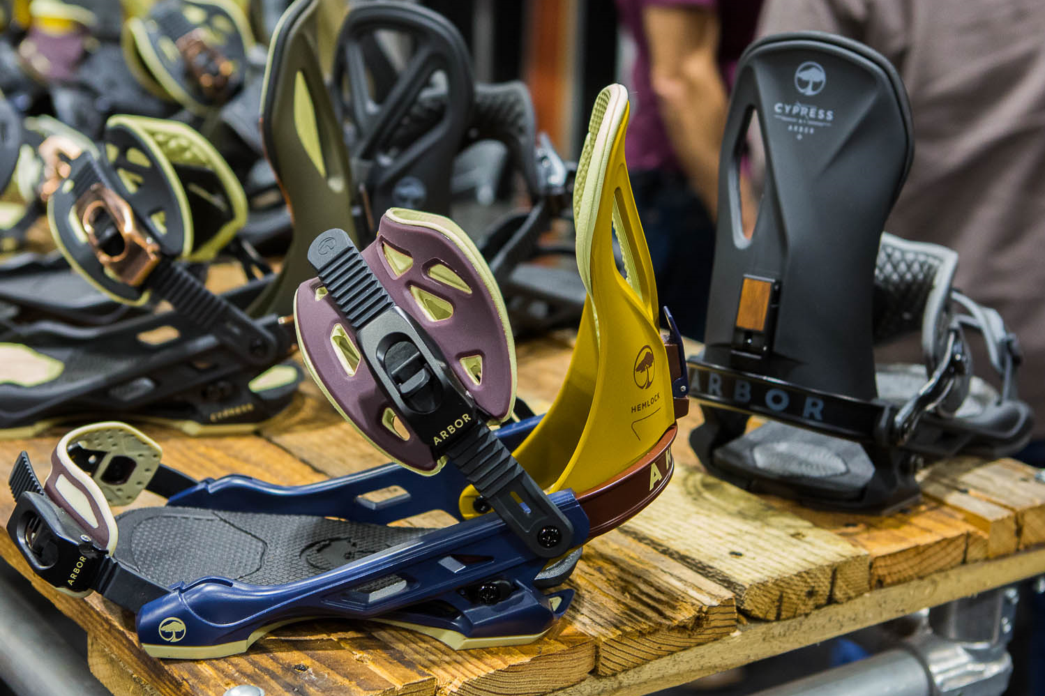 ARBOR THE HEMLOCK (LEFT) AND THE CYPRESS (RIGHT) BINDINGS, $TBD.
