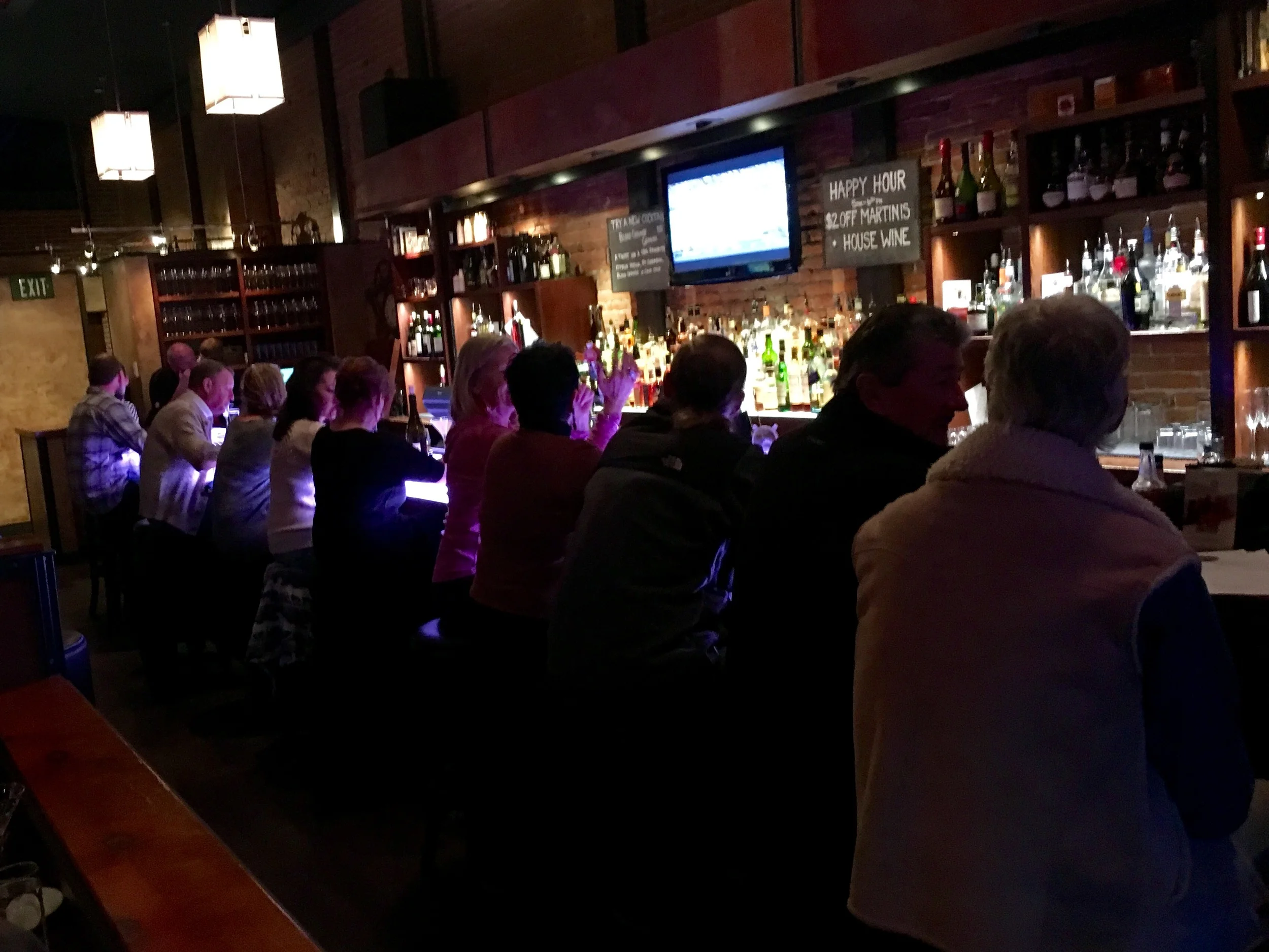 Pop in at Cornerstone Bar & Grill, or CBG as it's known locally, for craft cocktails.