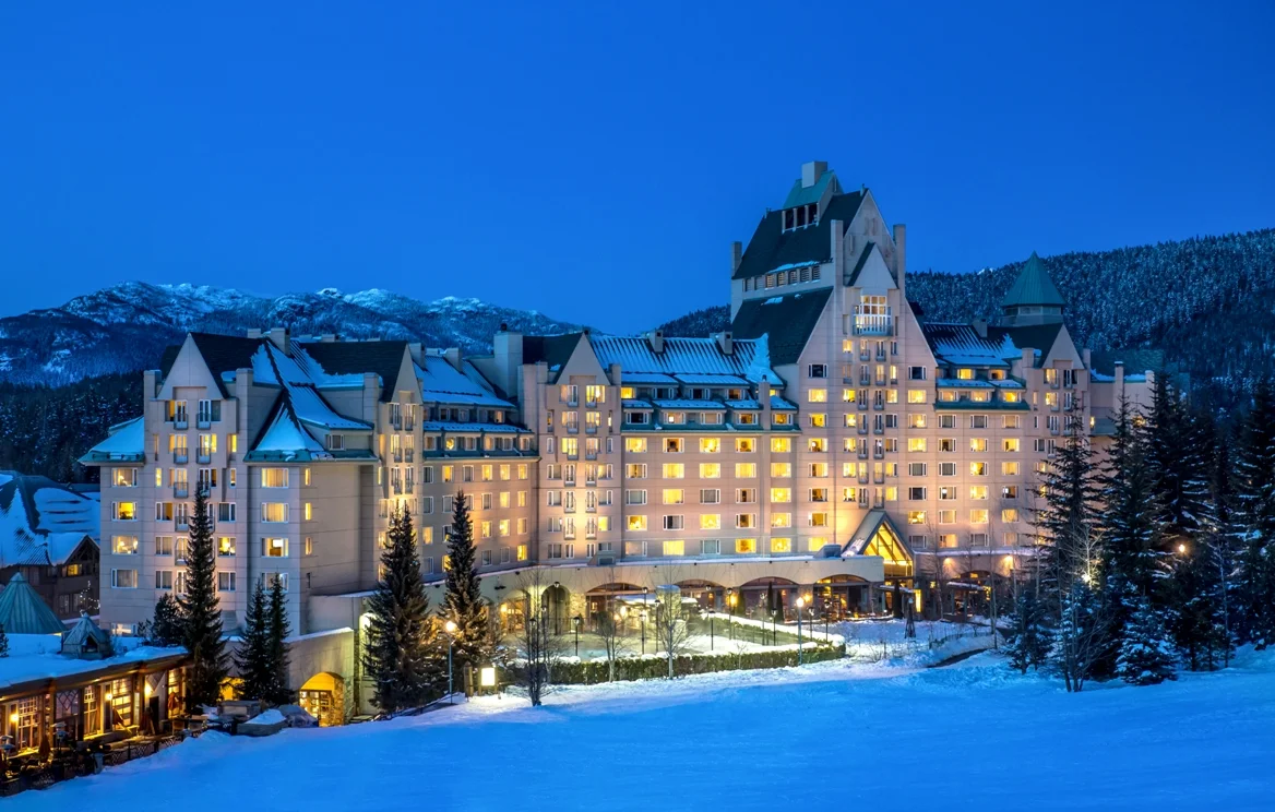 Next Stop: Whistler Blackcomb and the elegant Fairmont Chateau Whistler.