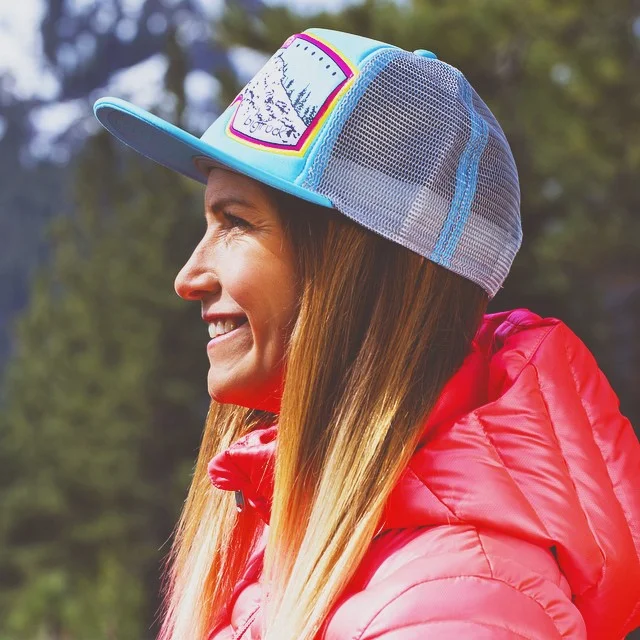 Olympic Skier Julia Mancuso rocks her bigtruck lids around the globe.