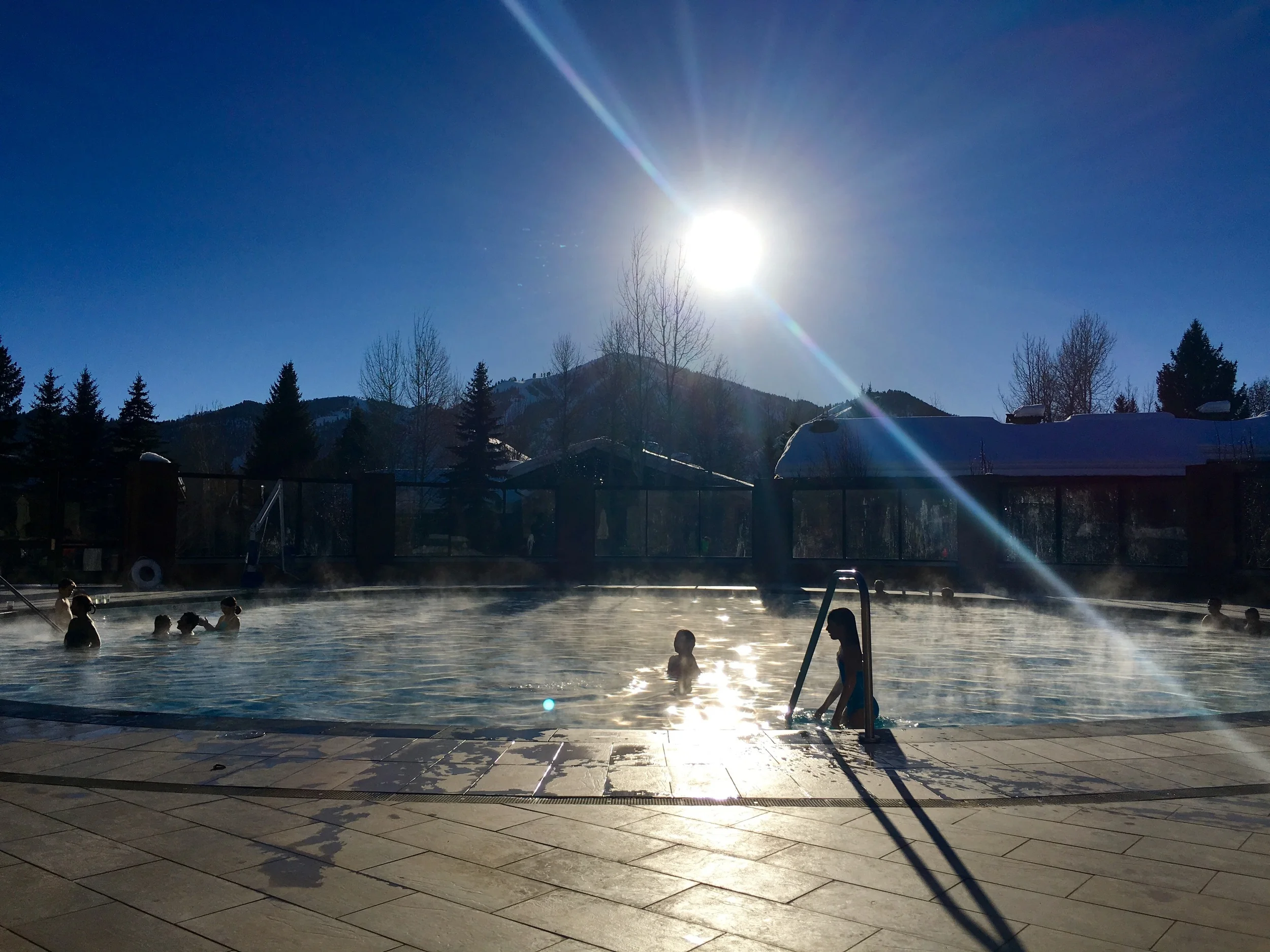 Enjoy Baldy views and plenty of rays this spring at Sun Valley Lodge's new pool.