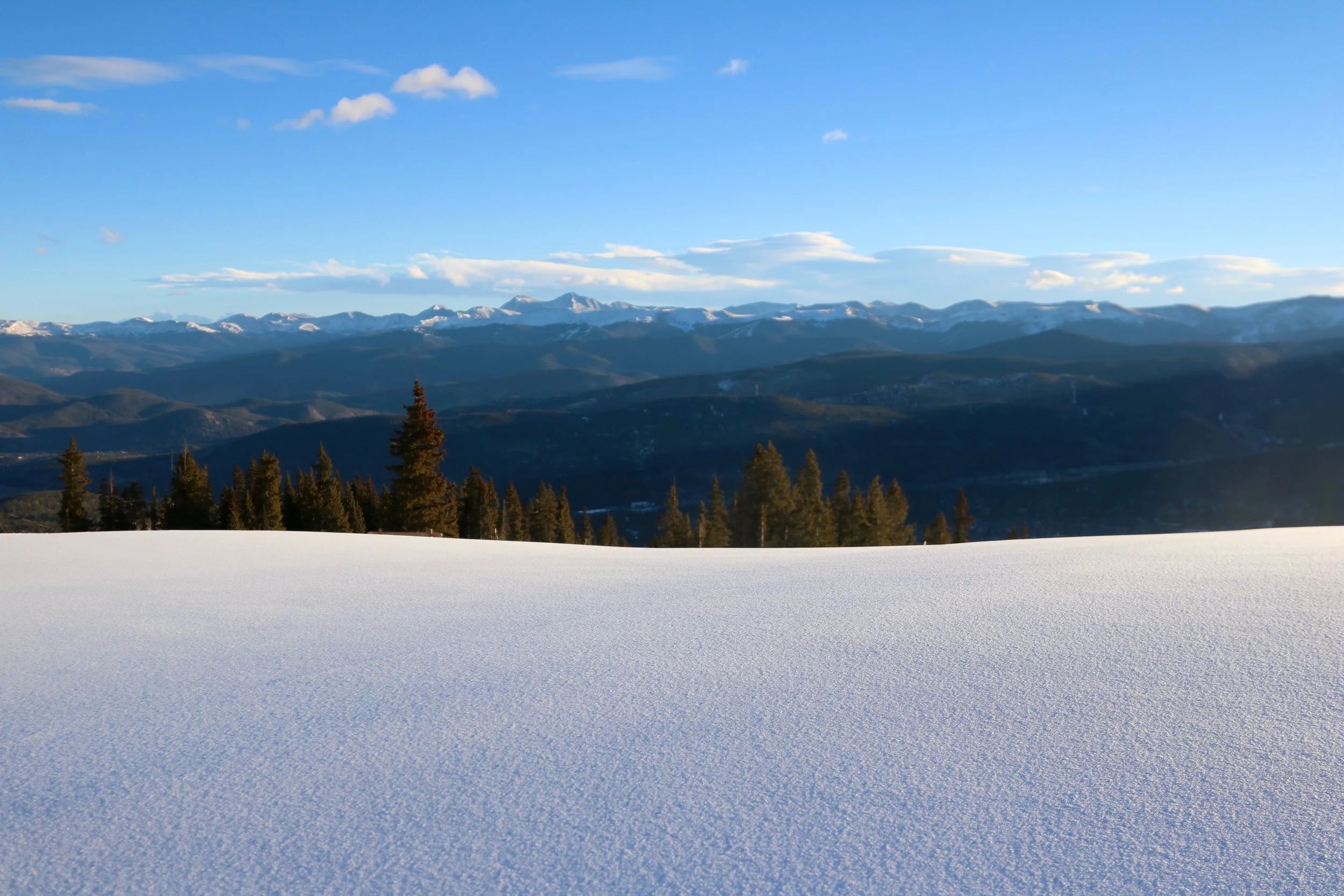 Spying on the Continental Divide from the top of Breck's Colorado SuperChair (Brent Clark, Breckenridge)