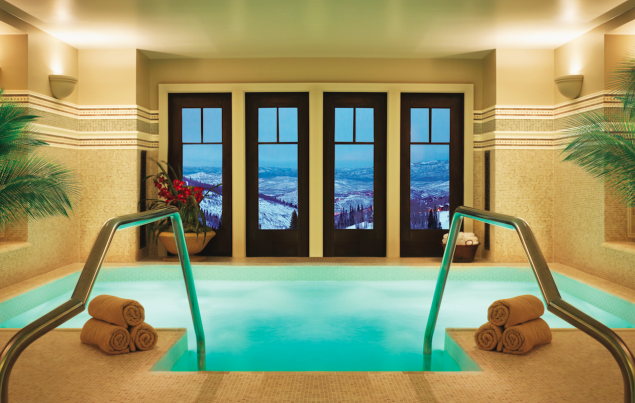The spa at the Montage Deer Valley. Courtesy Montage Deer Valley
