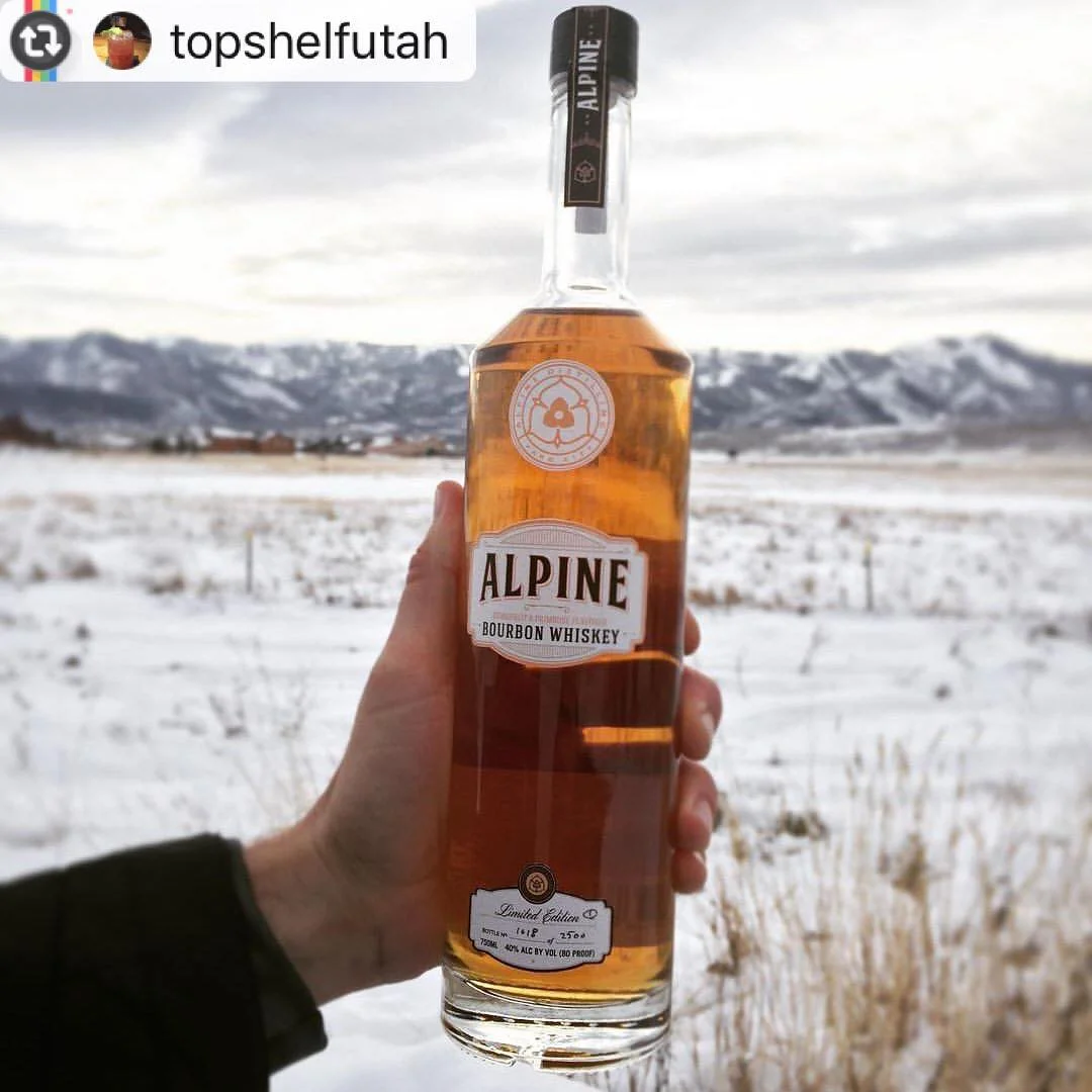 #Reposting Thank you @topshelfutah! #pclife #preserveliqueur#parkcitygram #mountainlife #craftspirits#bourbonwhiskey #utahgram#beautahful #distillery-- Park City are you ready for what we have our hands on?! Welcoming @alpinedistilling to the community. Can't wait for you all to try this tasty new Whiskey! #whiskeywednesday #whiskey#alpinedistilling #parkcity #utah