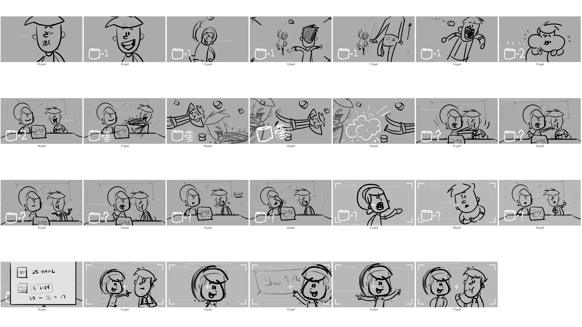 Rough Storyboards 2