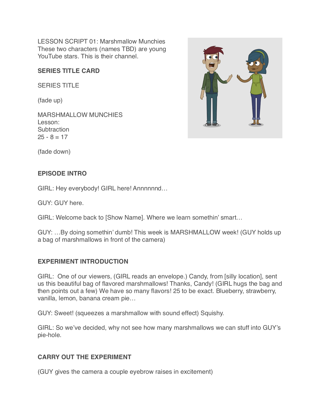 Script Page 1