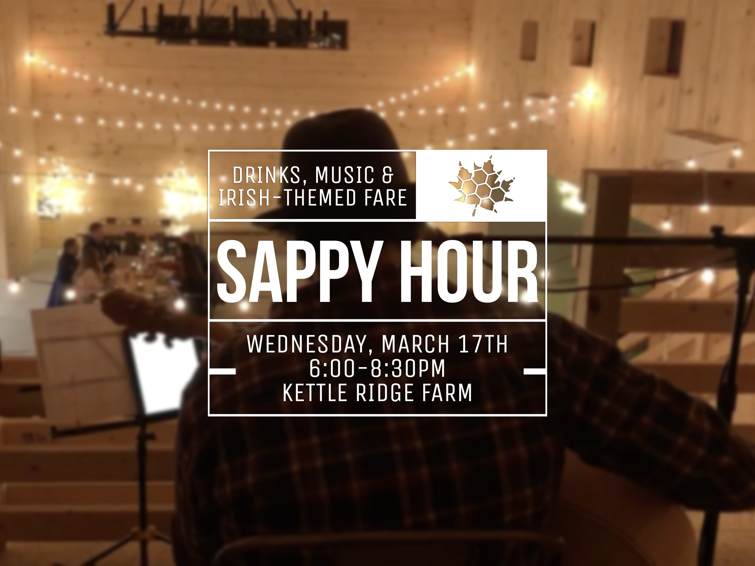 Sláinte Sappy Hour - Sugarhouse Seating
