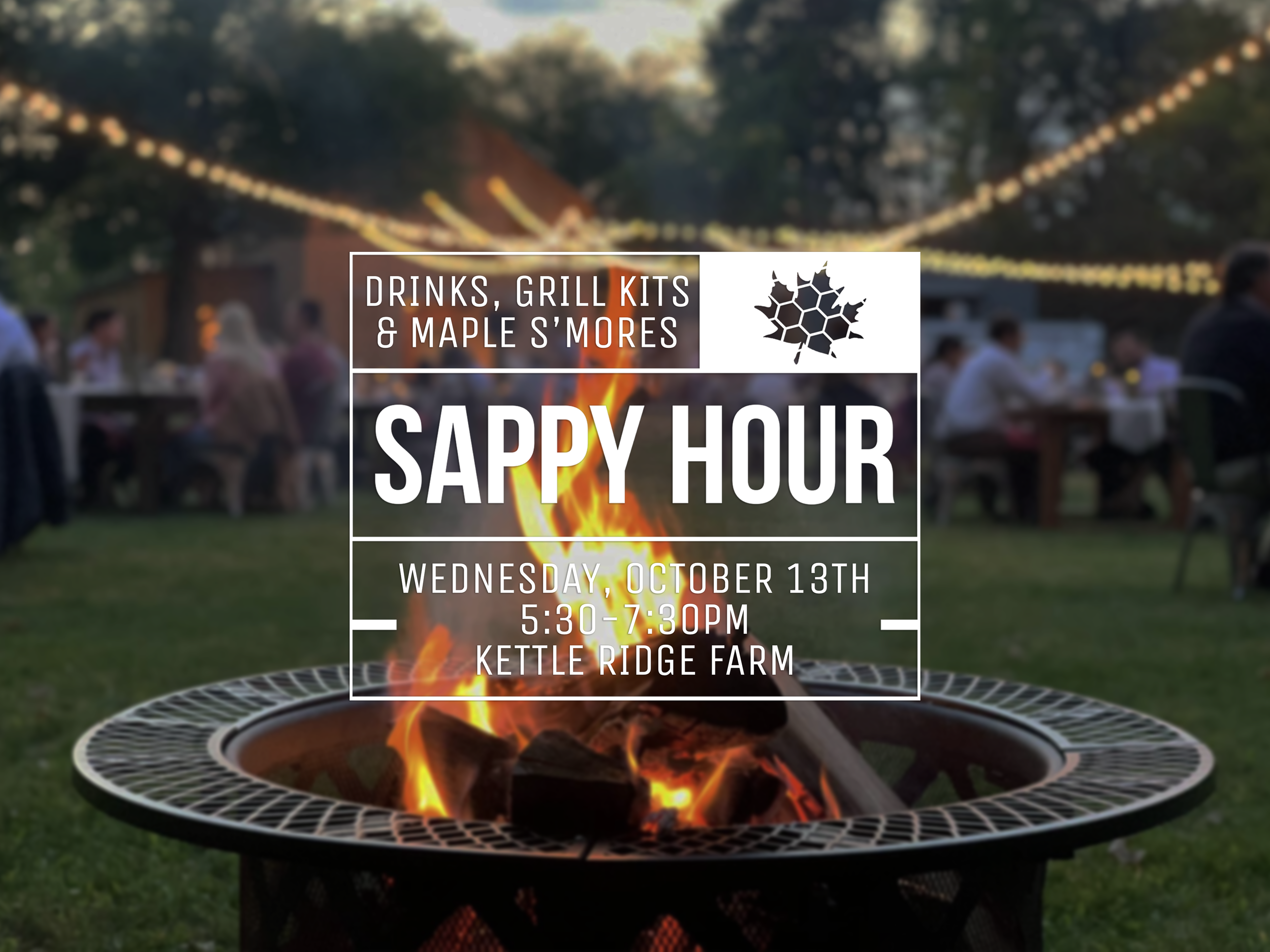 Fireside Sappy Hour 10.13.2021