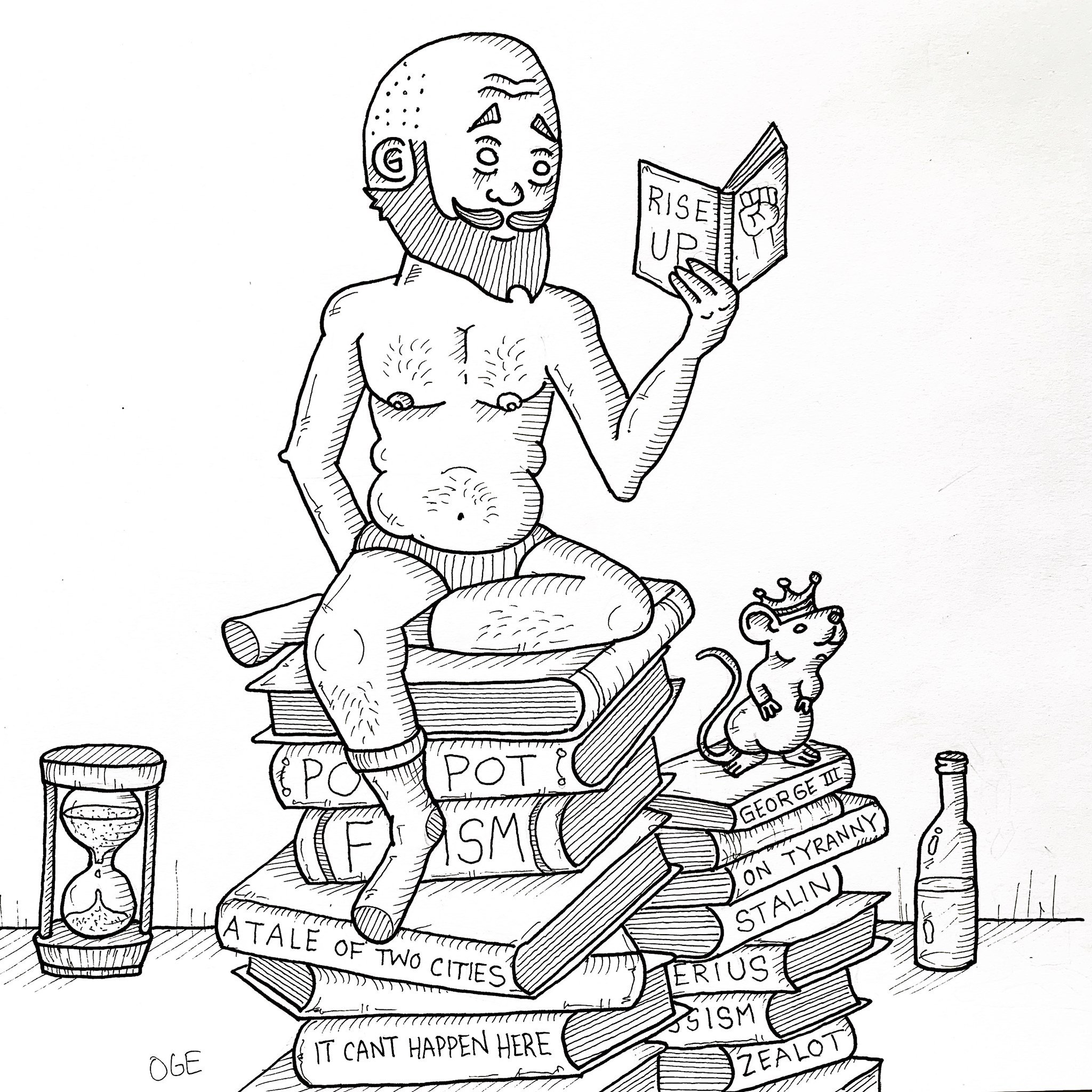 Today i thought about reading a book.