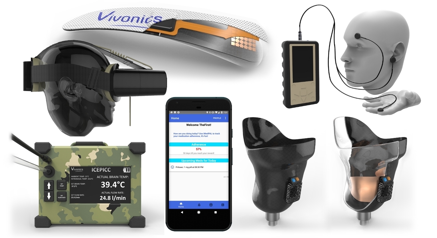 An array of different Vivonics technologies