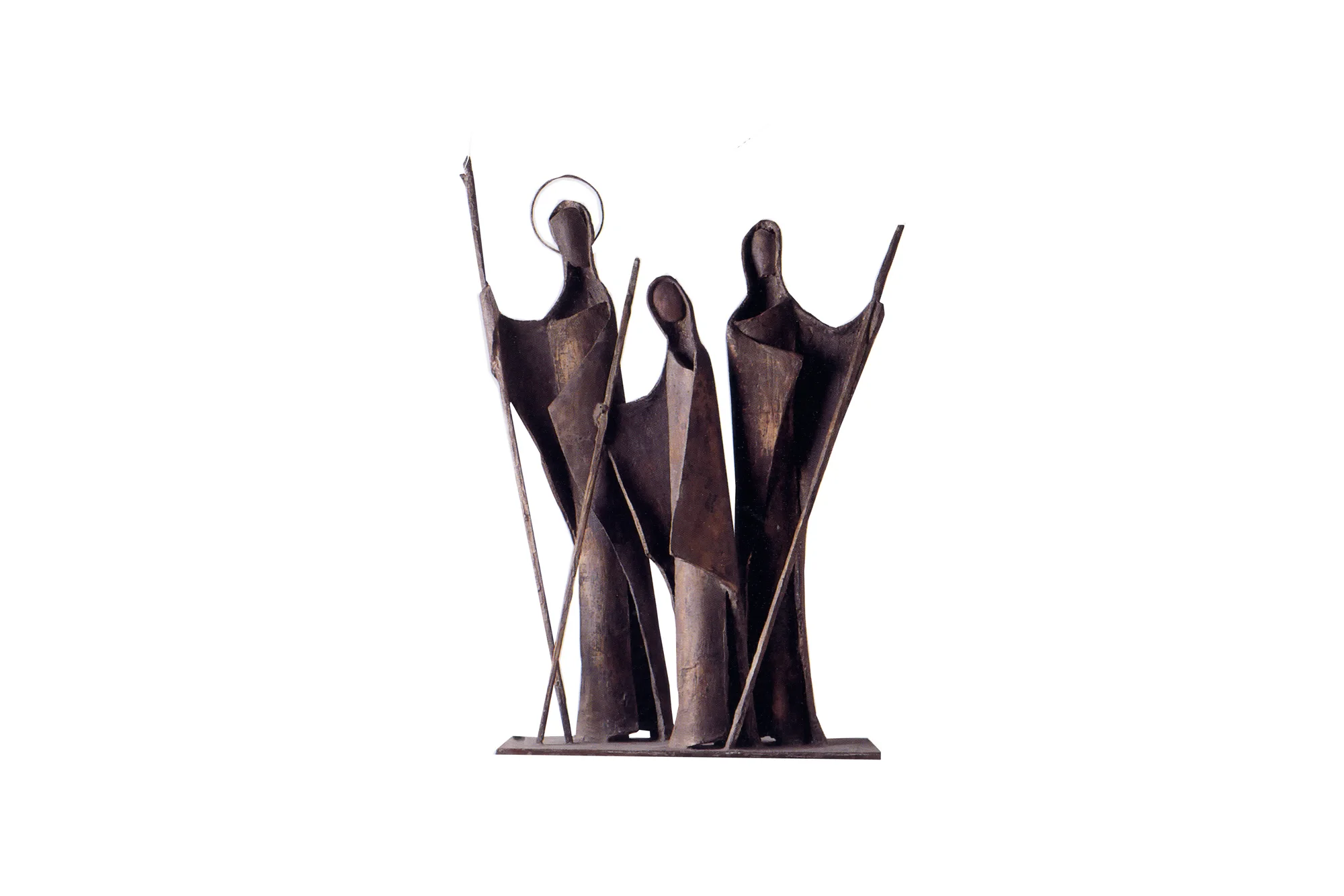 Emmausgruppe, Bronze, 1998