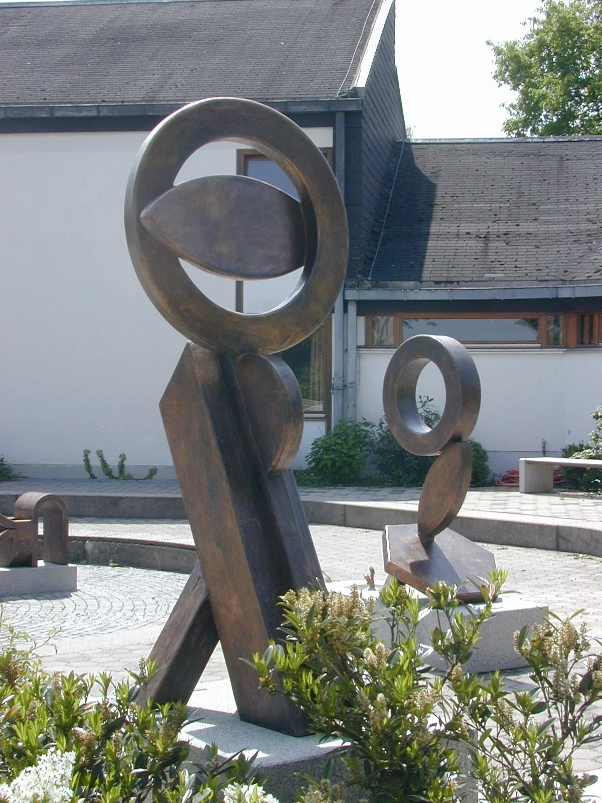 Wächterfiguren, Bronze, Herrsching