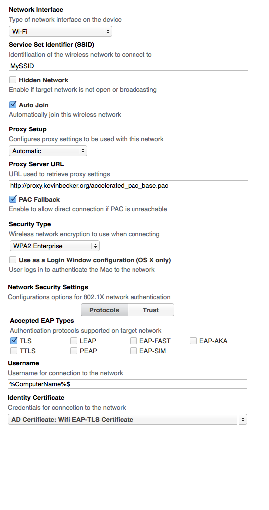 Network Payload