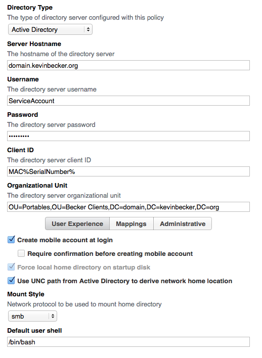 Directory Payload