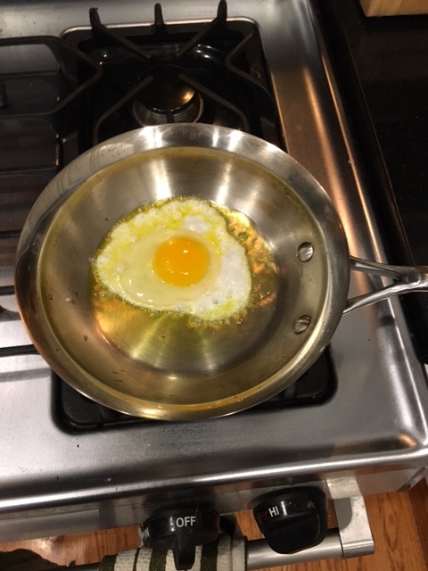 This is the perfect size pan for just one egg
