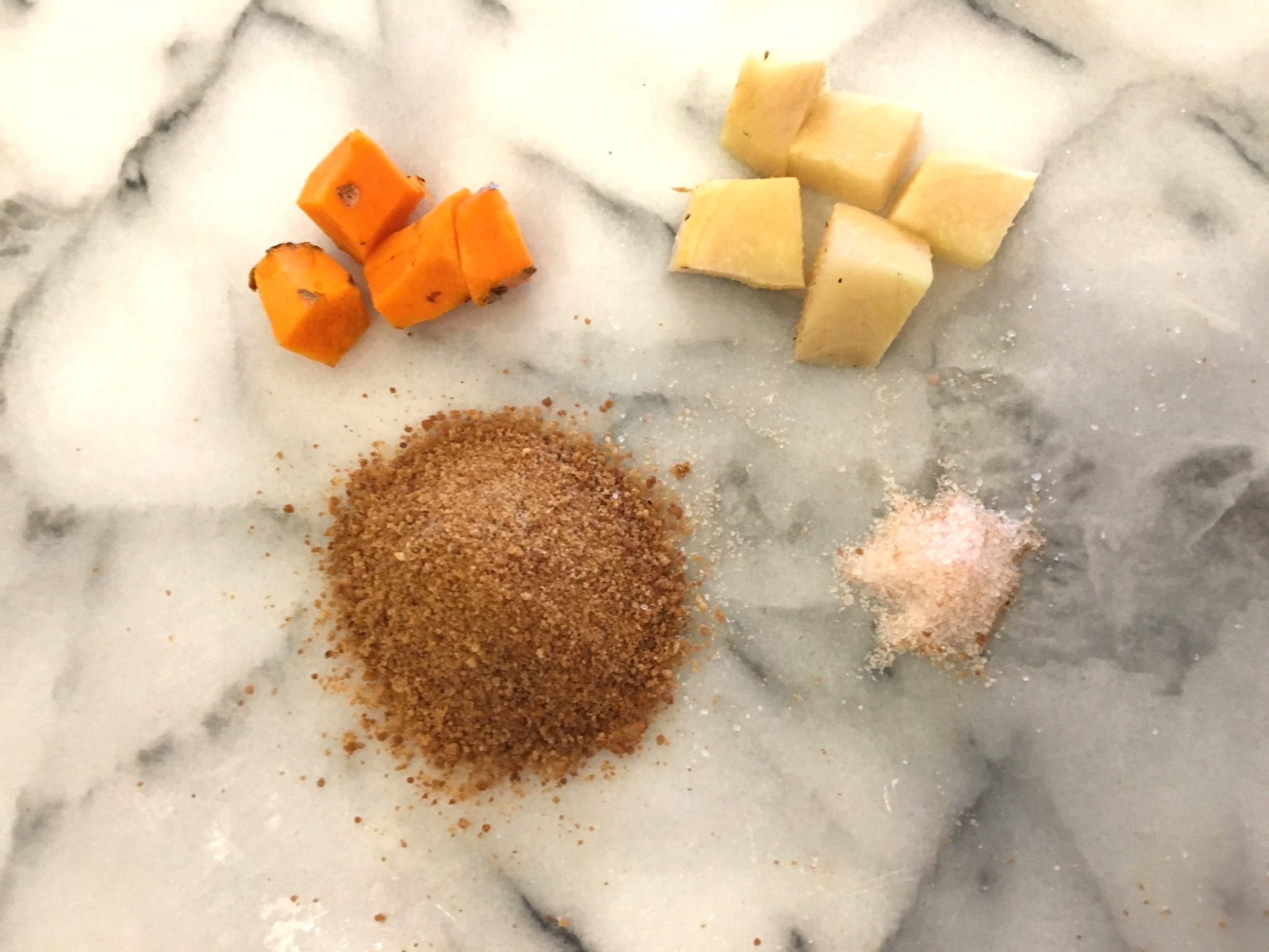 Warning: photo not to scale- ingredients may appear to be in larger quantities 