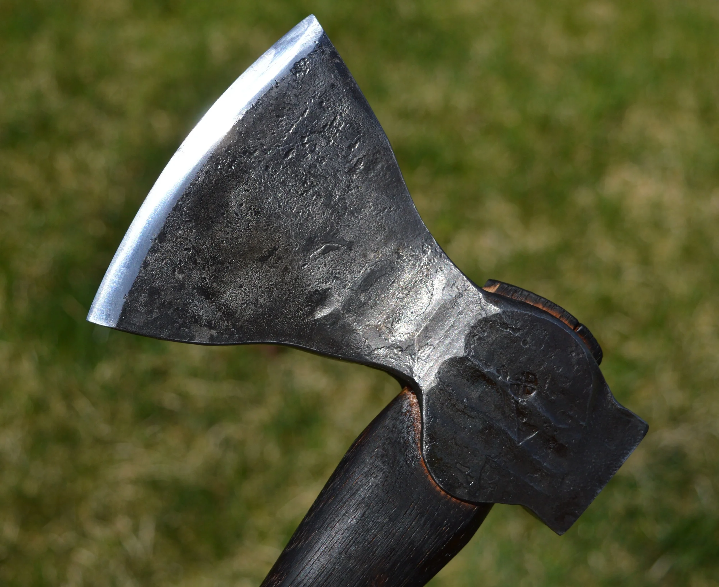  Axe By Paul Krzyszkowski of Toronto Blacksmith  orged Head www.TorontoBlacksmith.com 
