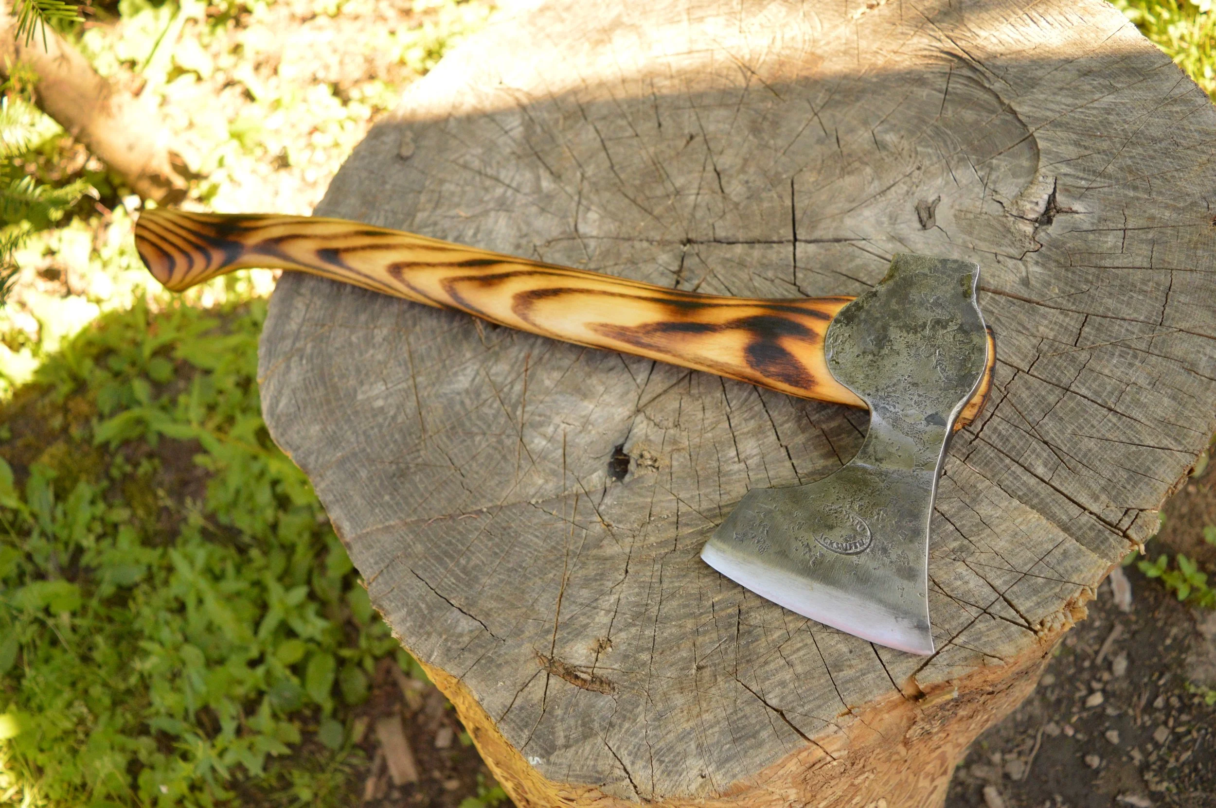 blacksmith-forged-canada-handmade-axe-blacksmith-hatchet-paul-krzyszkowski-toronto Paul Krzyszkowski www.TorontoBlacksmith.com Camping