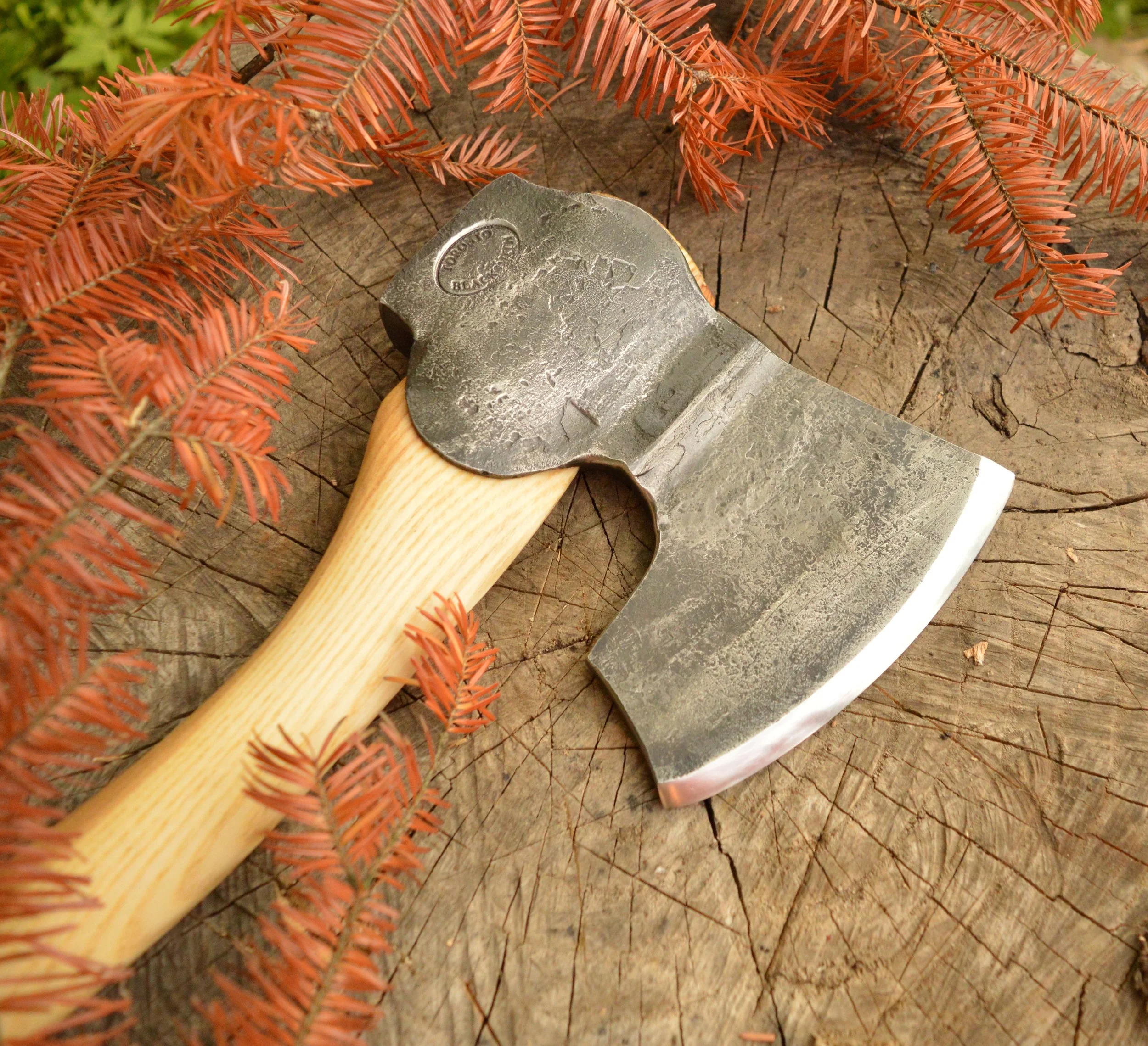 blacksmith-forged-canada-handmade-axe-blacksmith-hatchet-paul-krzyszkowski-toronto Paul Krzyszkowski www.TorontoBlacksmith.com