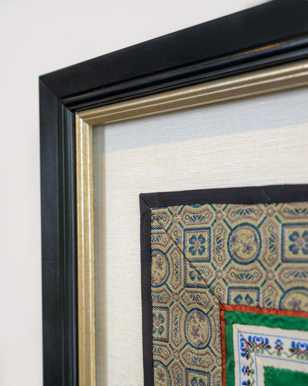 fabric framed in classic black frame-.jpg