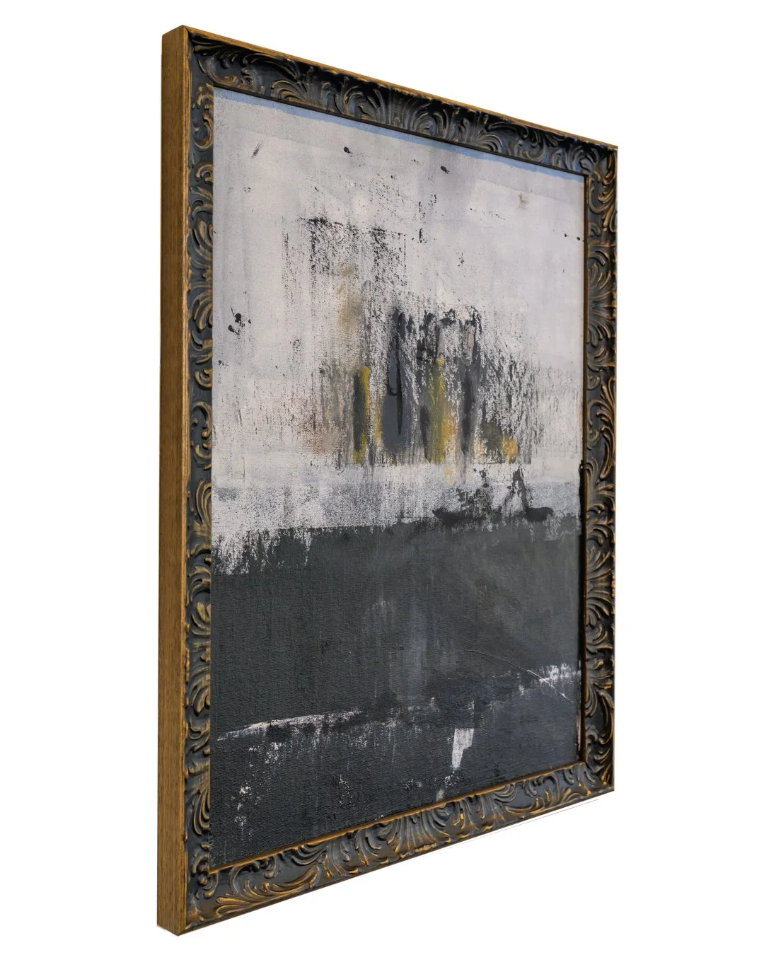 abstract art canvas in ornate frame-.jpg