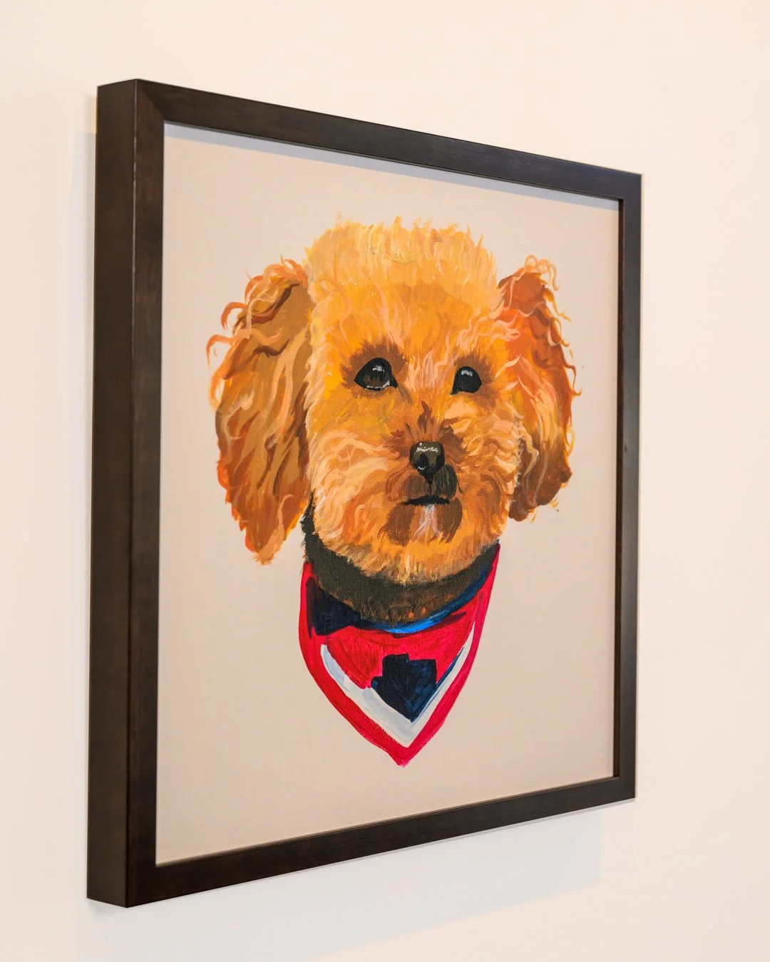 Custom frame for dog portrait painting--2.jpg