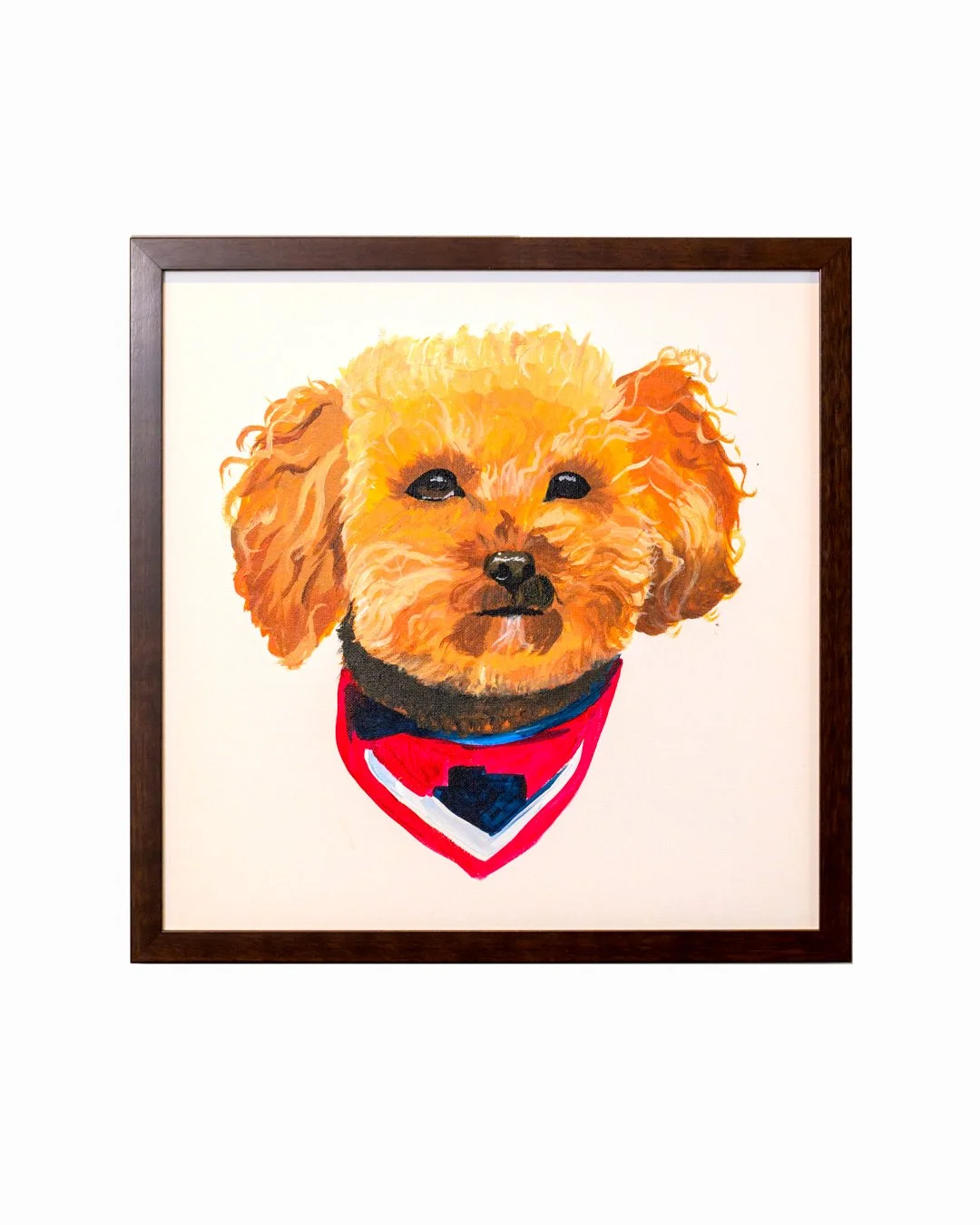 Custom frame for dog portrait painting-.jpg
