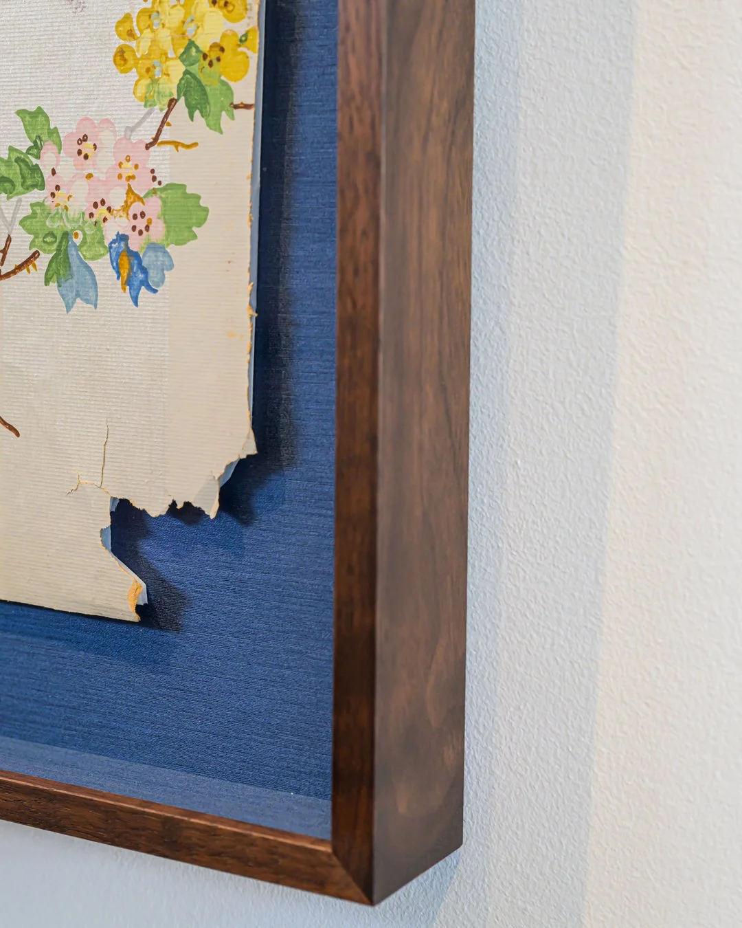 Personal letter framed in walnut shadowbox frame-85019.jpg