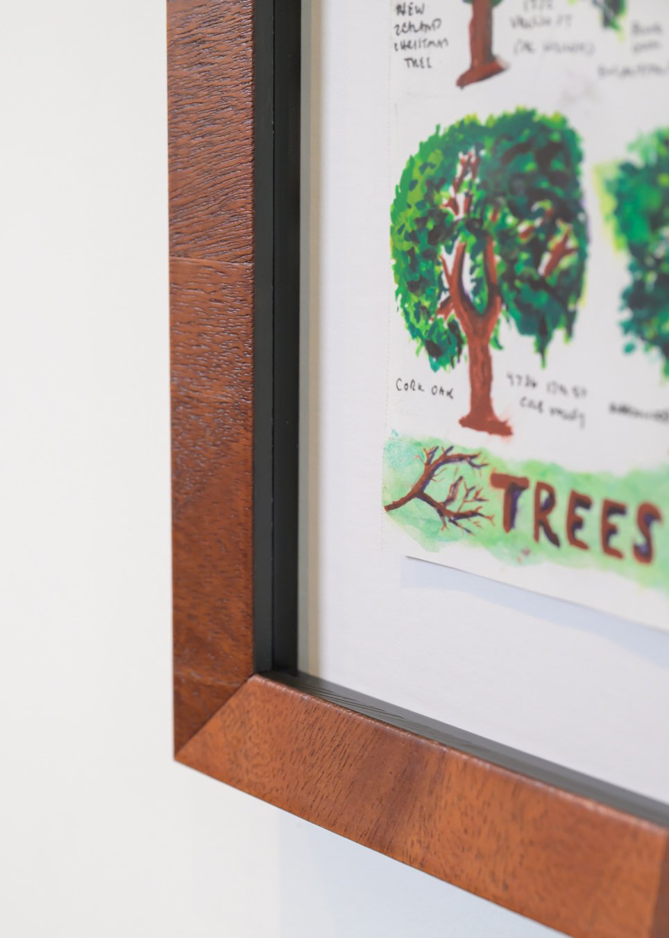 Trees of SF sketch page framed in wood frame-86121.jpg