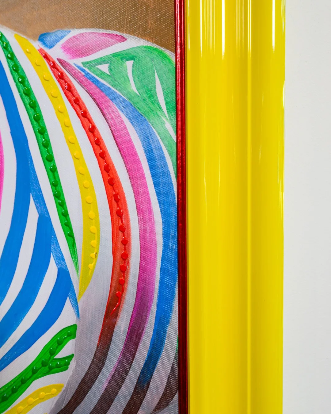 zebra framed in yellow laquer frame-86876.jpg