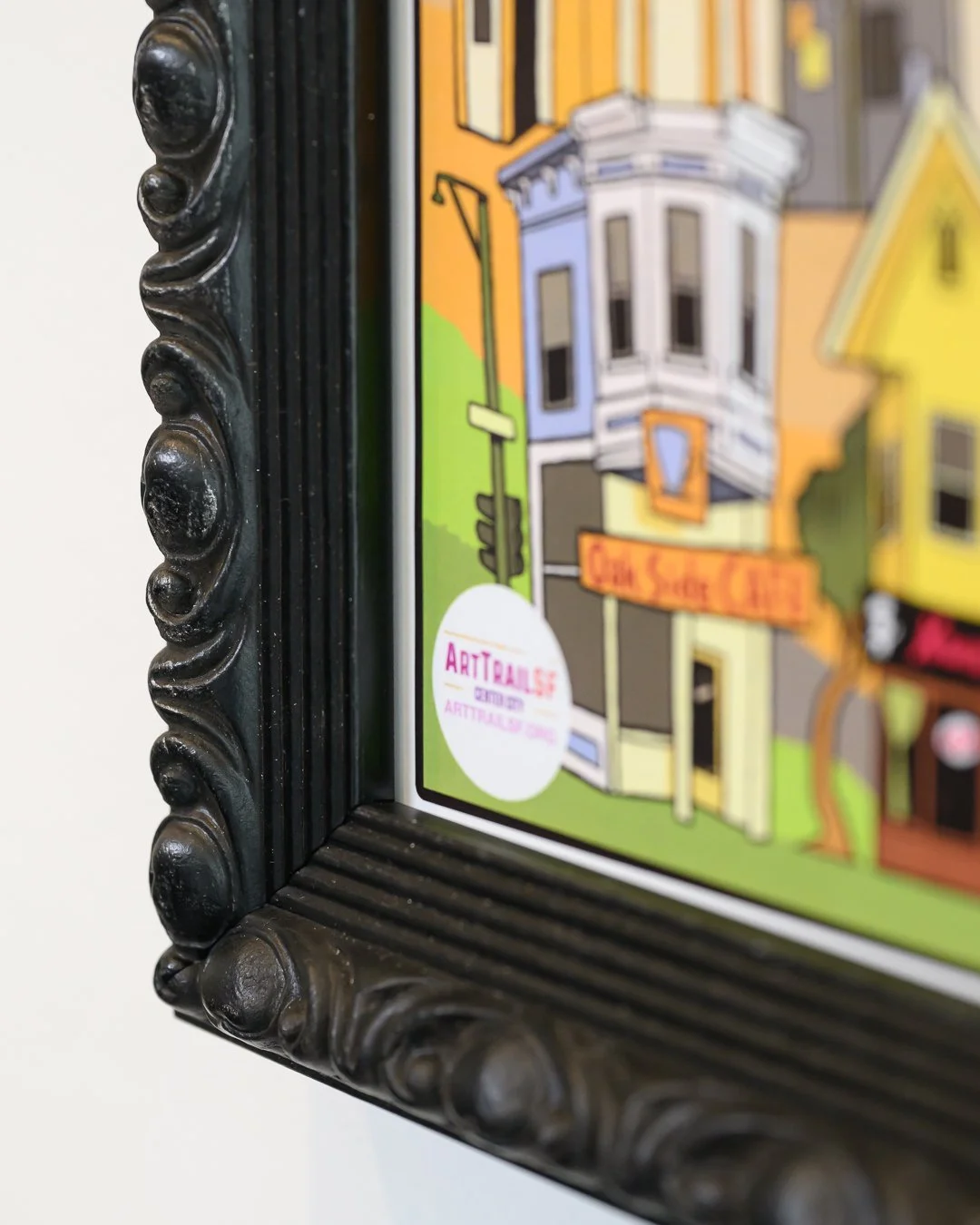 san francisco divisadero st poster framed -87190.jpg