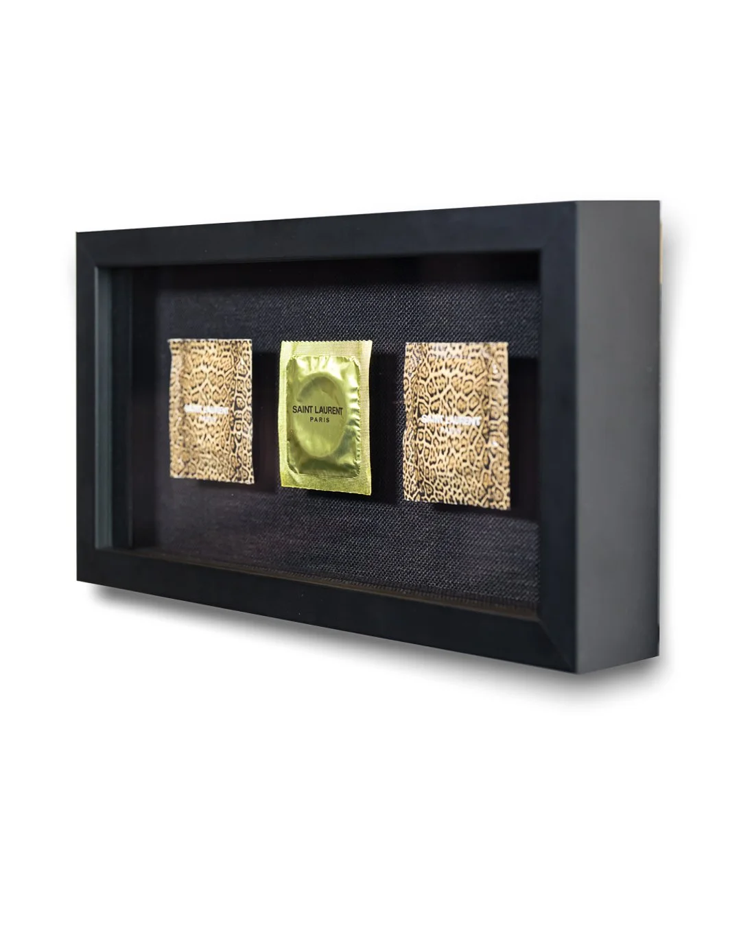 saint laurent condoms framed in black shadowbox--2.jpg