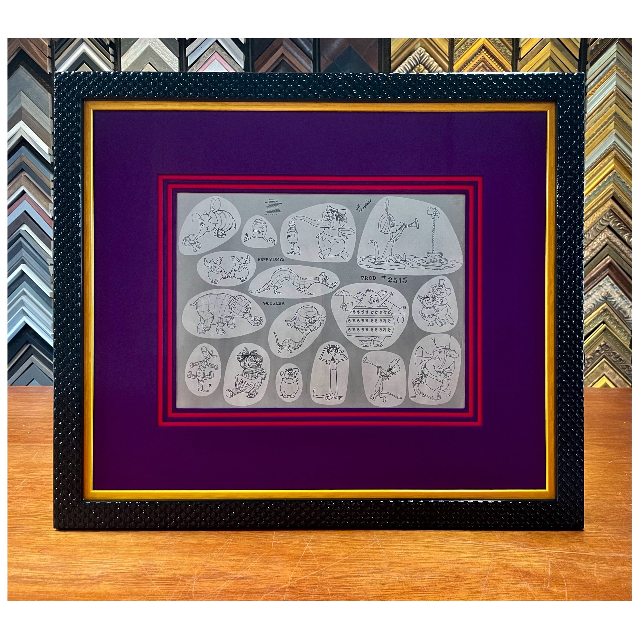 Custom Picture Frame for Winnie the Pooh Art