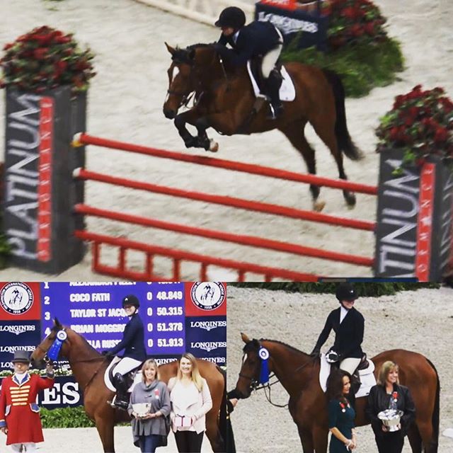 Congratulations to Alex Pielet and Helene VE! This duo won both the High Junior/ A-O Jumper Speed and Jump-Off Classes at the Washington International Horse Show!
.
.
.
.
.
@apielet2 @wihs #wihs #wihs2017 #washingtoninternationalhorseshow #blueribbon