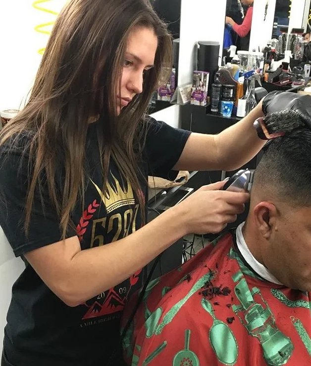 Kristina Johnson, Licensed Barber
