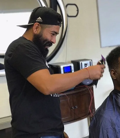 Luis Rivas, Barber in Training