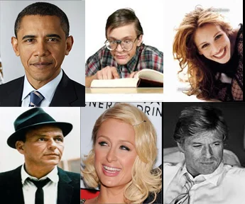  Frank Sinatra /Paris Hilton / Robert Redford