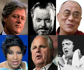  Aretha Franklin / Rush Limbaugh / Elvis Presley