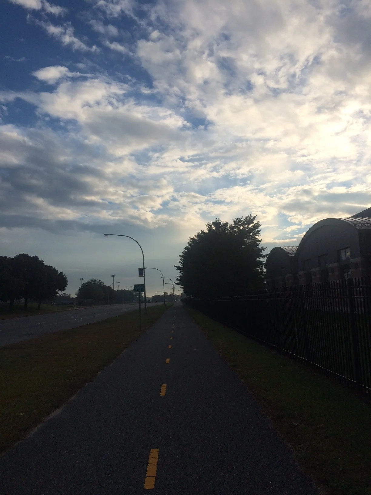 Charles Lindbergh Blvd, just east of Earl Ovington Blvd