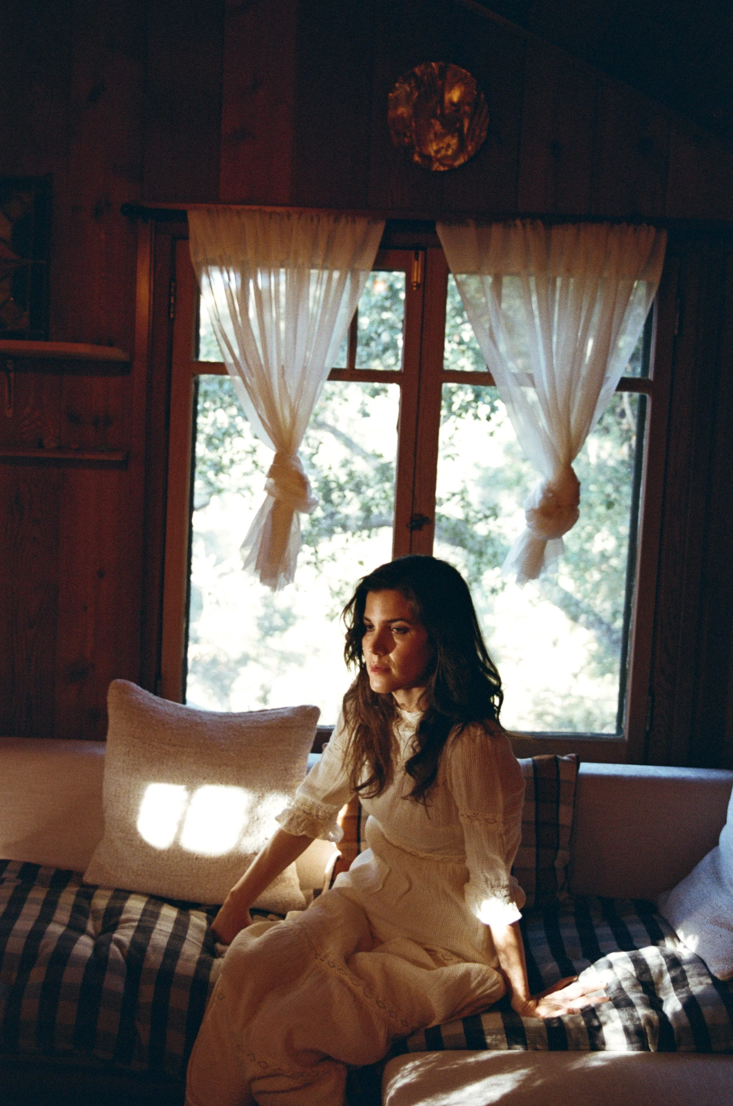 Erin Durant in her cabin