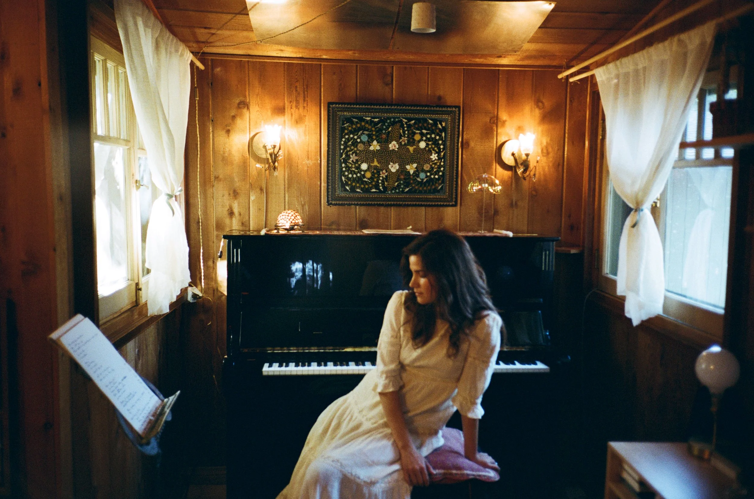 Erin Durant at the piano