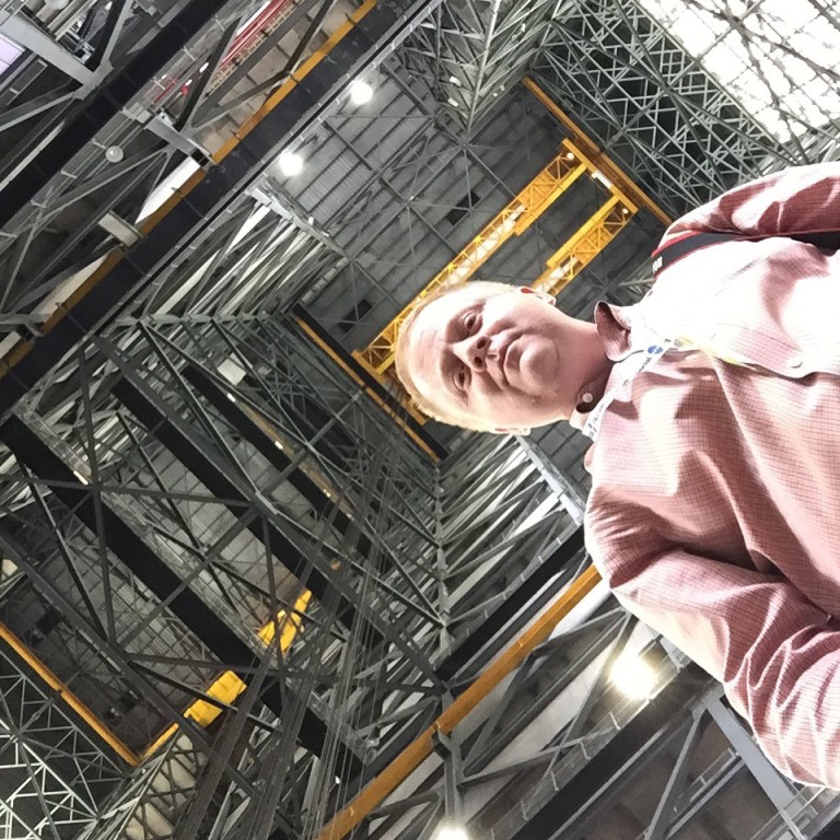 Inside the historic Vehicle Assembly Building