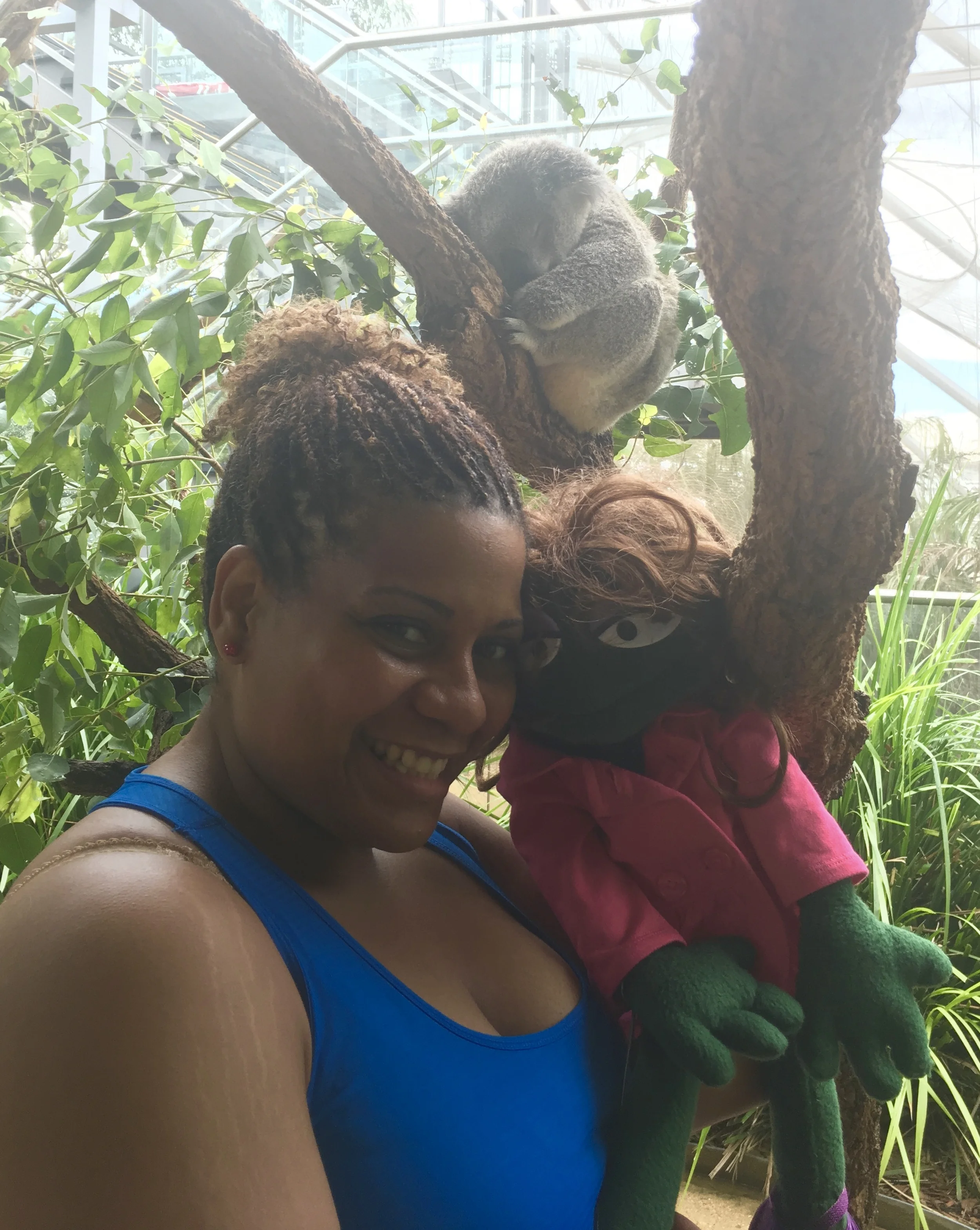 So...ummm...yeah not much excitement on this trip. Just a girl and her frog. Well, and a koala bear. Totally normal, right?