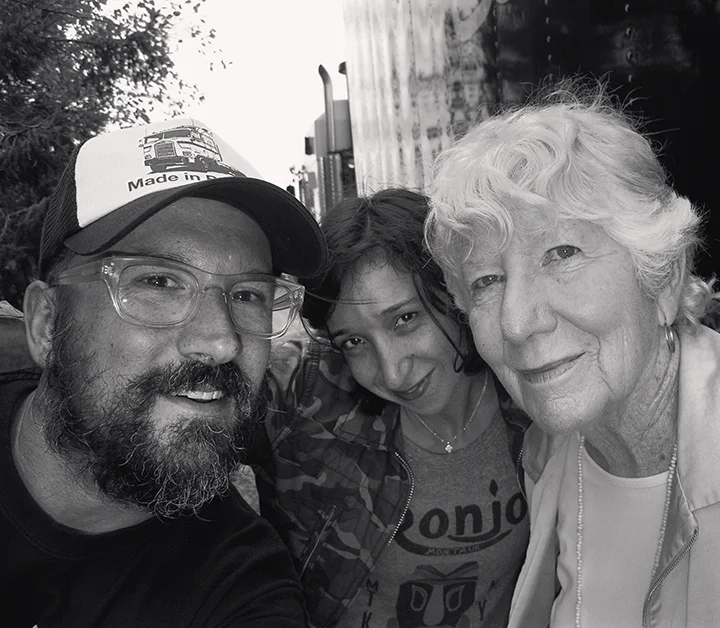 Founders Jeff Mayer, Angela De Vincenzo & Guest Artist Mary Heilmann