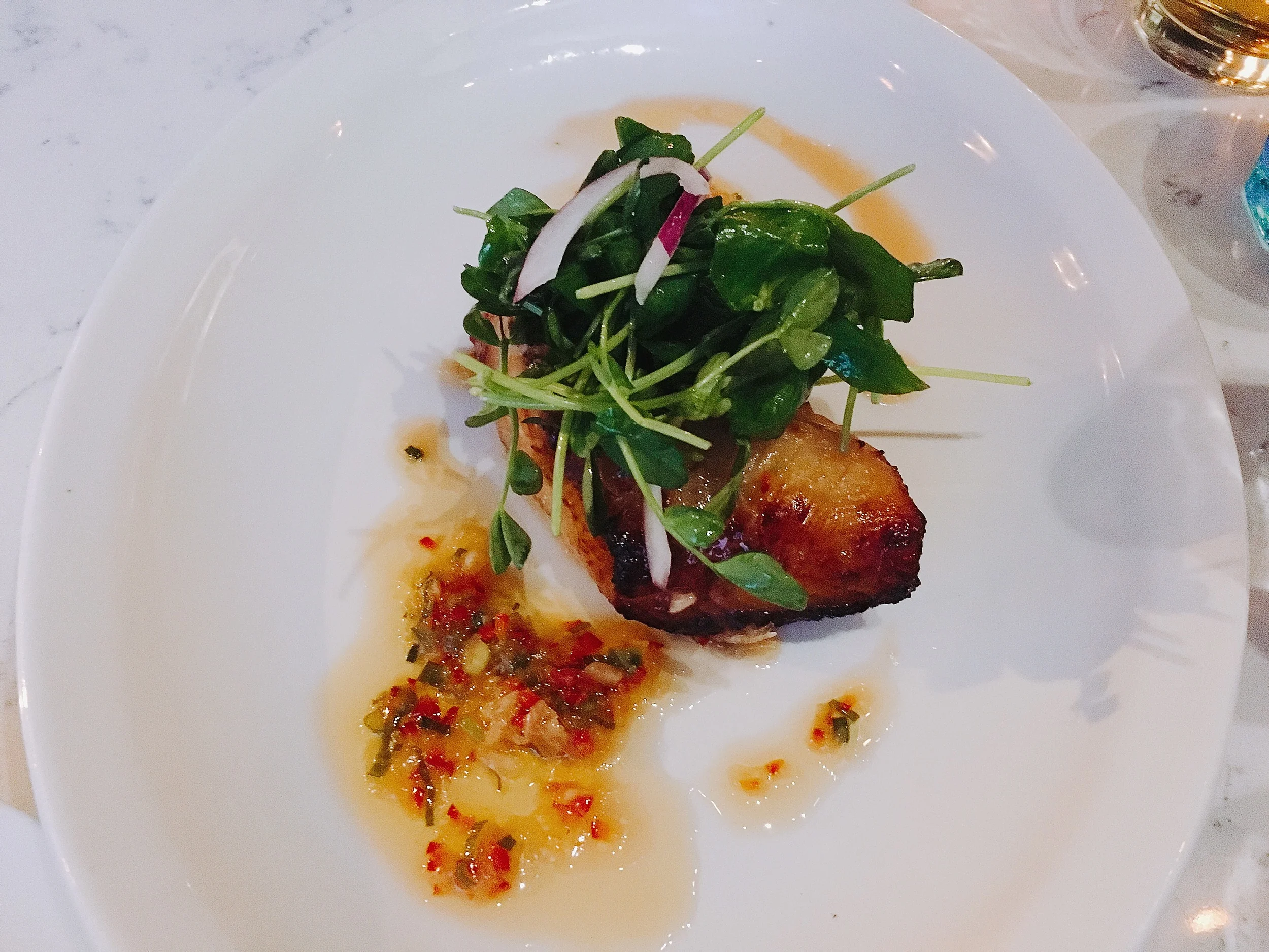 Crispy black cod