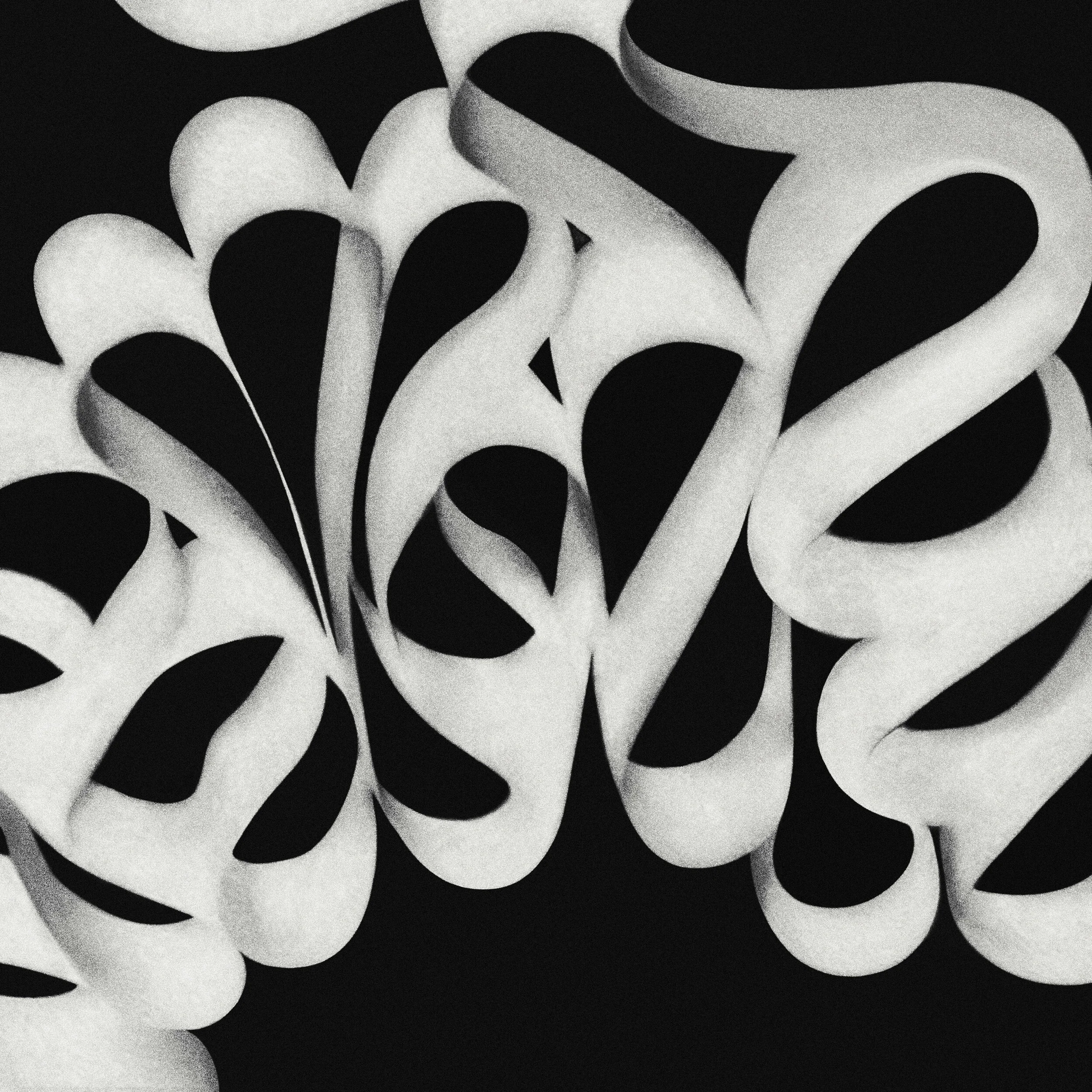  The artwork is inspired by the Roland Space Echo’s looped tape shape and created around that structure.    