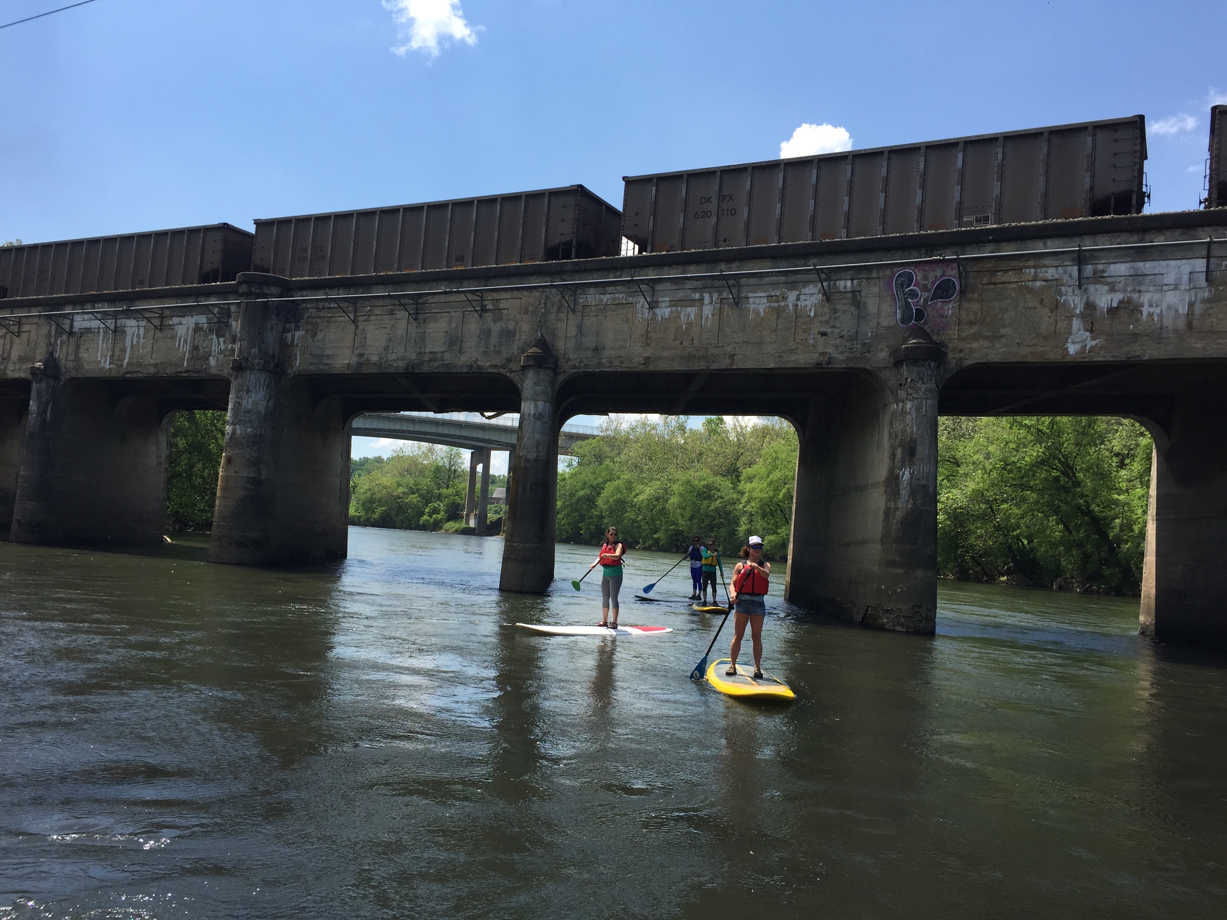SUPping on the French Broad River