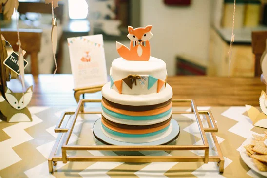 Fox Themed Baby Shower
