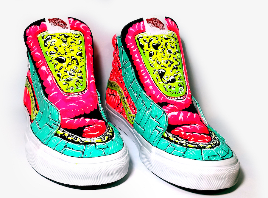 Digestive System Vans High Tops